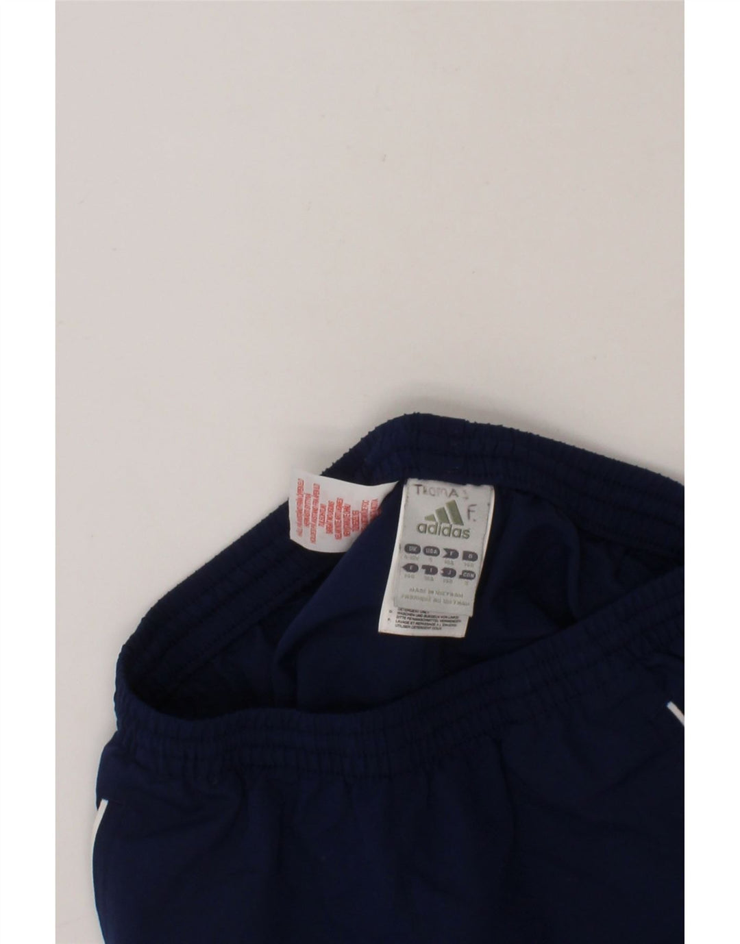 ADIDAS Boys Sport Shorts 9-10 Years Navy Blue Polyester Vintage Adidas and Second-Hand Adidas from Messina Hembry 