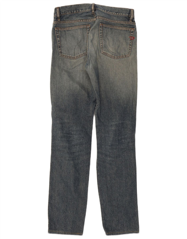 Jeans dritti da uomo Diesel W31 L31 in cotone blu navy