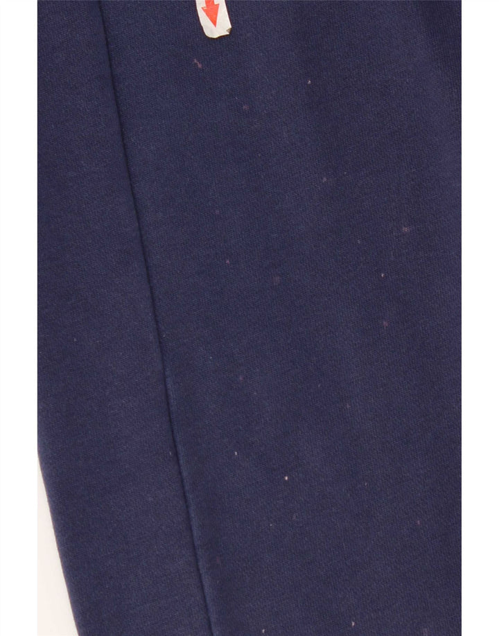 Pantaloni da tuta grafica Nike da uomo piccoli in cotone blu navy