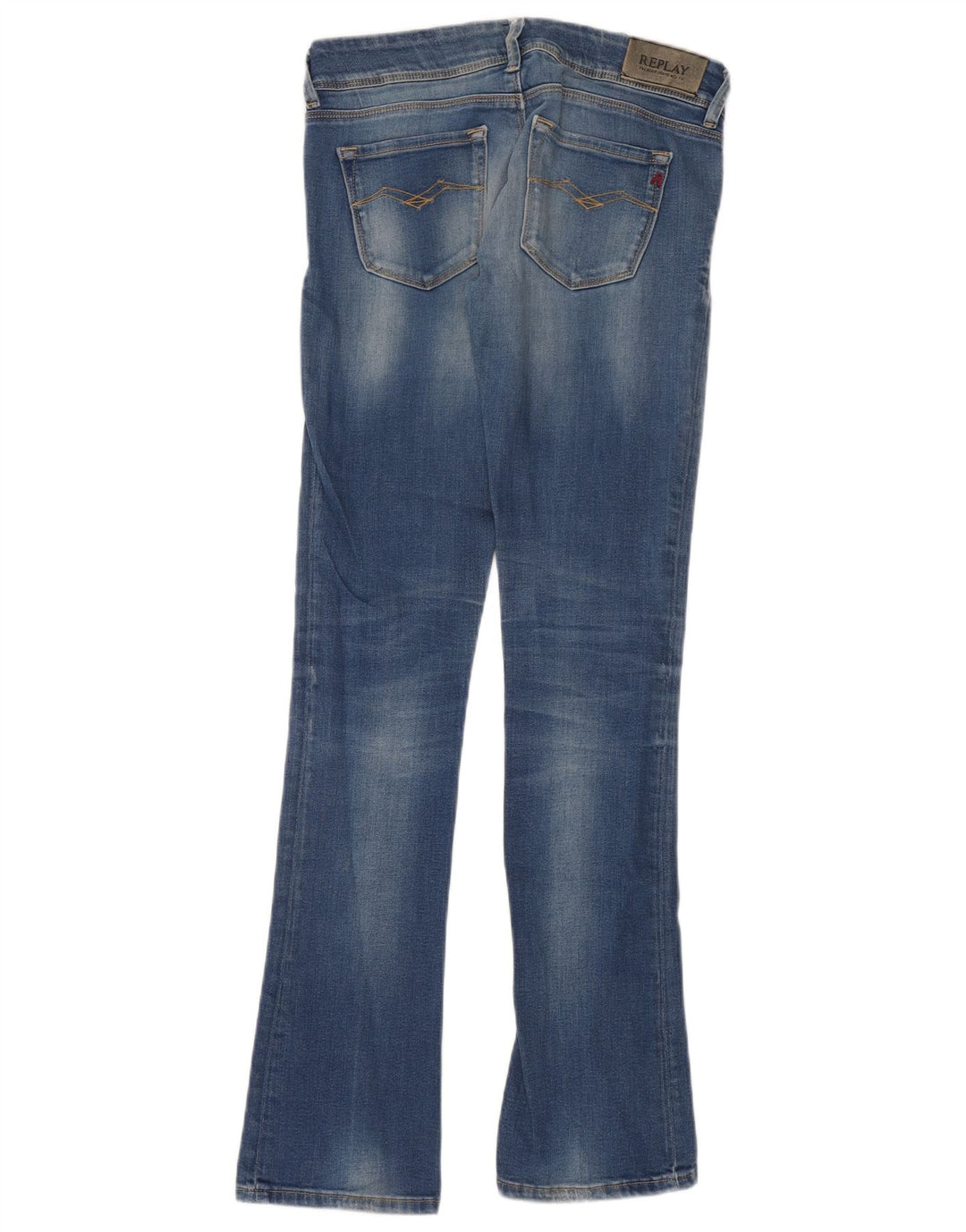 Jeans bootcut slim da donna Replay W25 L32 Blu