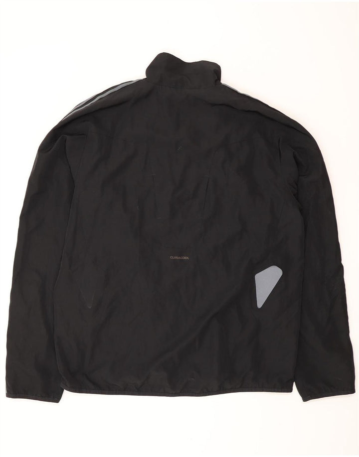 Giacca da allenamento Adidas Climacool da uomo grande color block nero