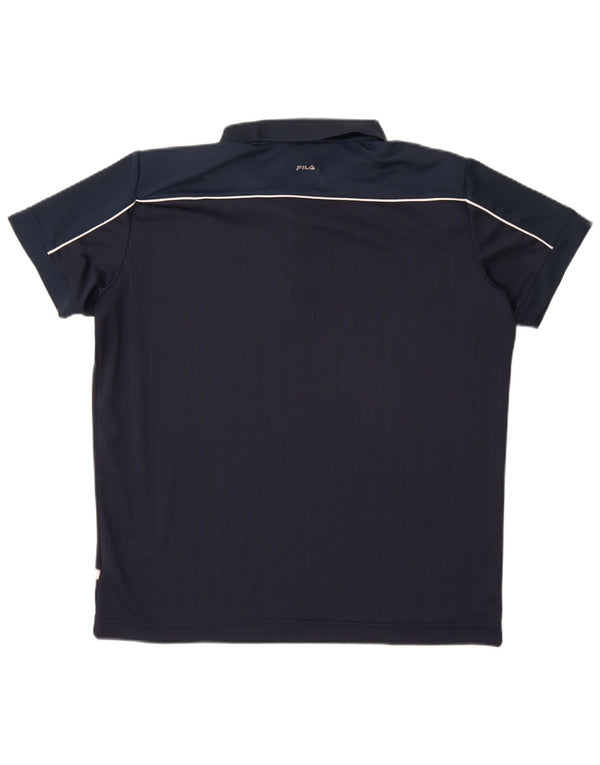 Polo Uomo FILA IT 54 XL Blu Navy Poliestere