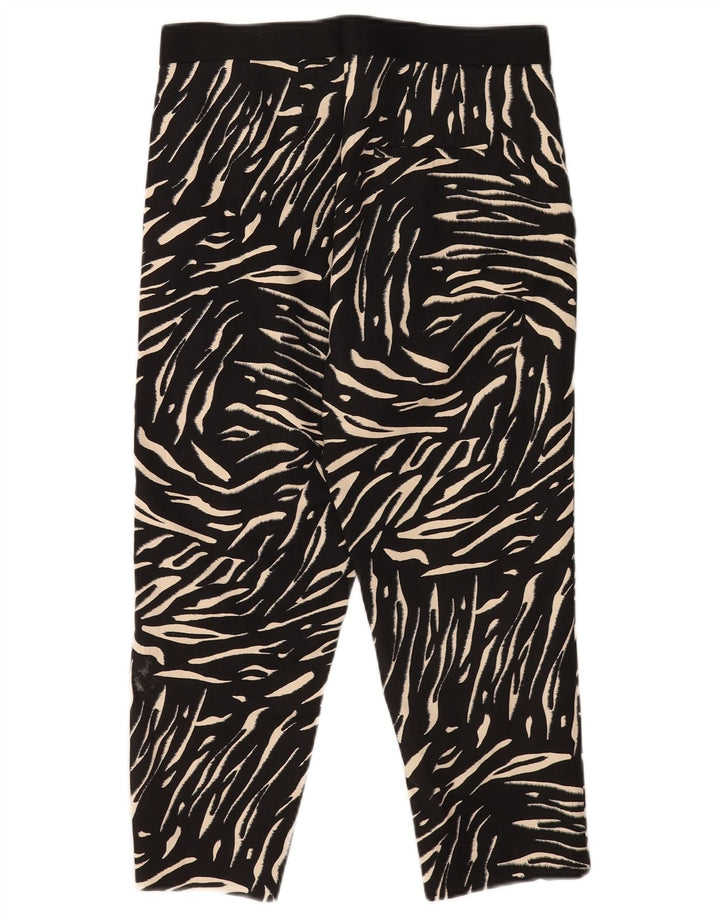Pantaloni Capri da donna Marks & Spencer UK 12 medi W30 L21 neri