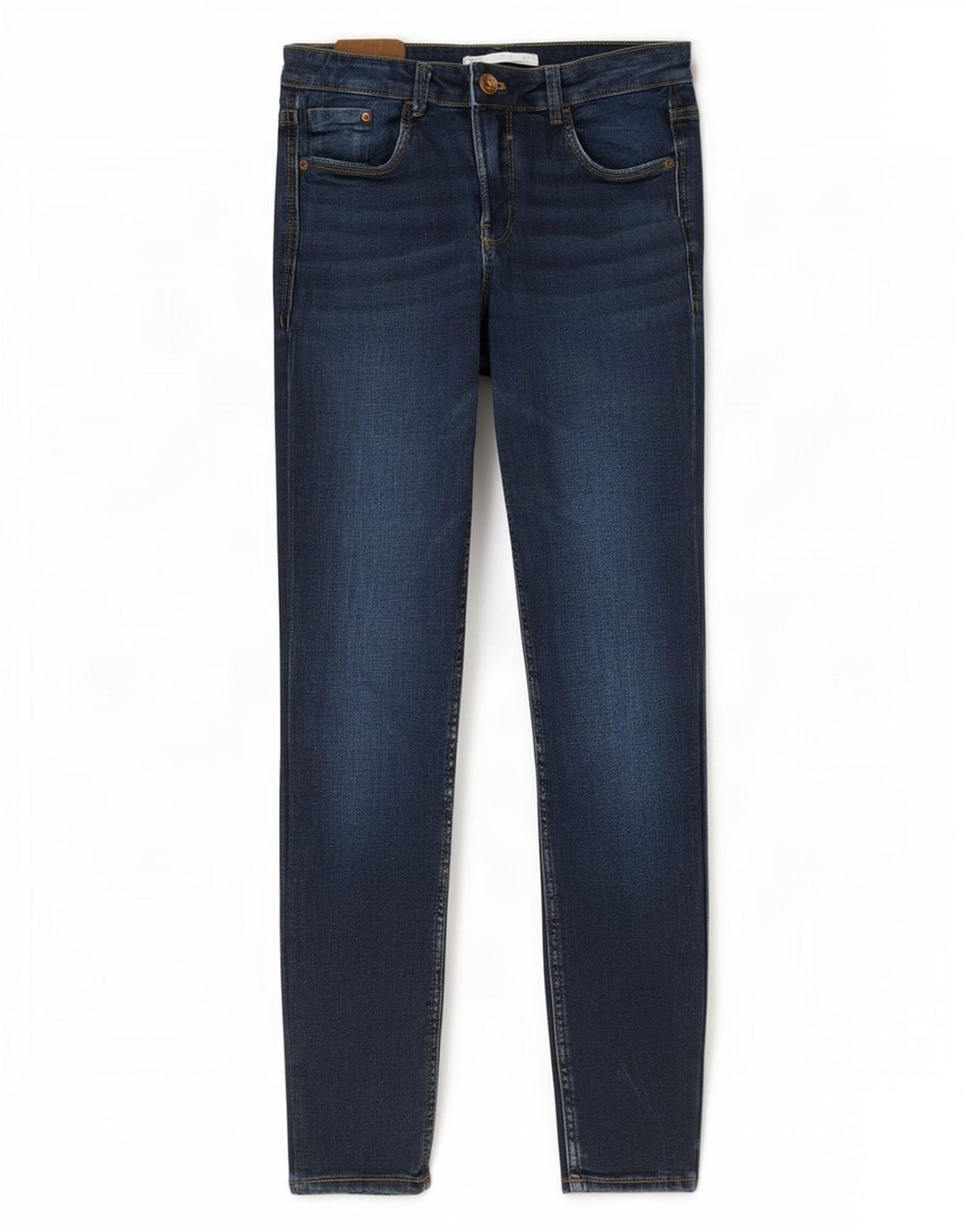 Jeans slim da donna Zara W28 L28 Blu navy