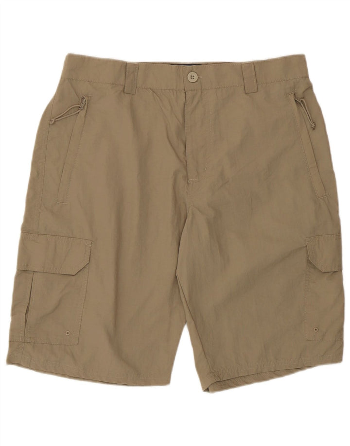Pantaloncini cargo da uomo Mountain Warehouse W32 Beige medio Poliammide