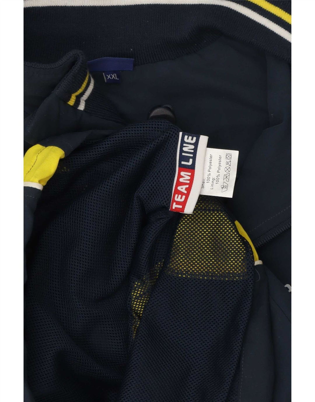 Giacca sportiva da uomo con grafica Asics 2XL Poliestere color block blu navy