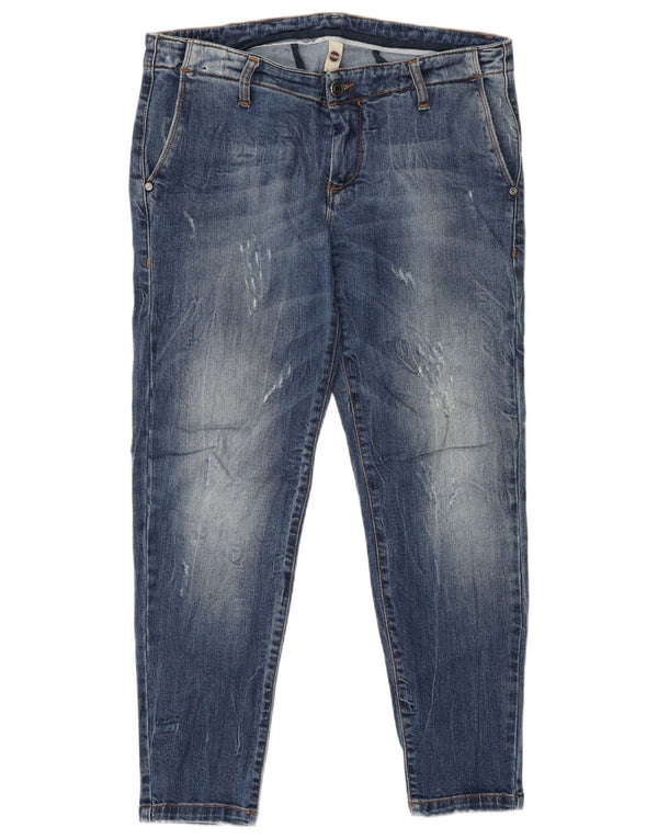 Jeans cropped slim effetto consumato Colmar da donna IT 44 medio W30 L26 blu