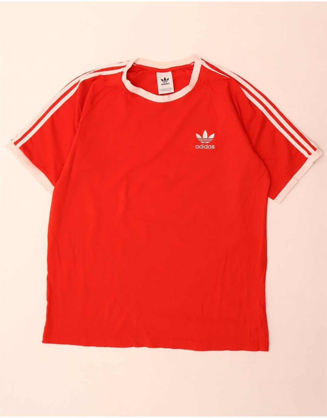 T-shirt da uomo Adidas Top XL rossa in cotone