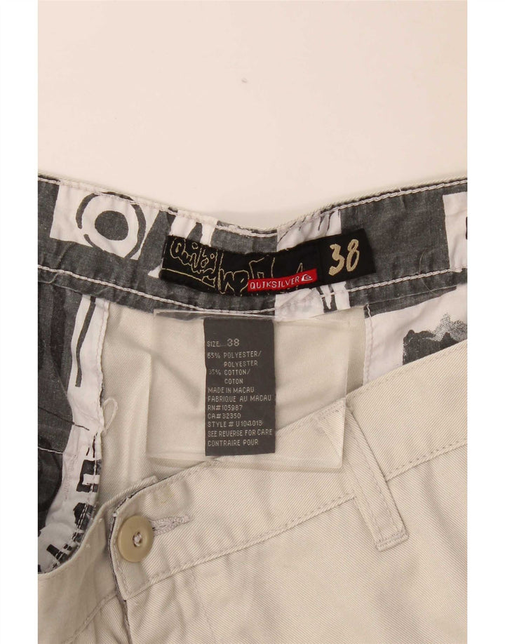 Pantaloncini casual da uomo Quiksilver W38 XL Poliestere beige