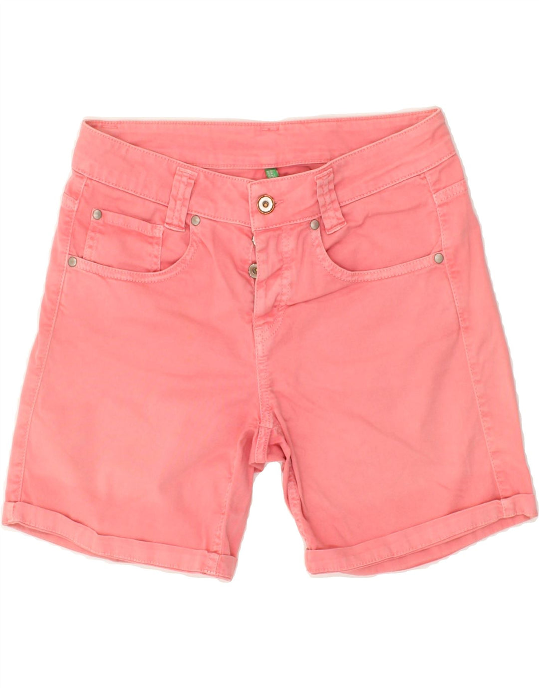 BENETTON Womens Casual Shorts EU 38 Medium W30 Pink | Vintage Benetton | Thrift | Second-Hand Benetton | Used Clothing | Messina Hembry 
