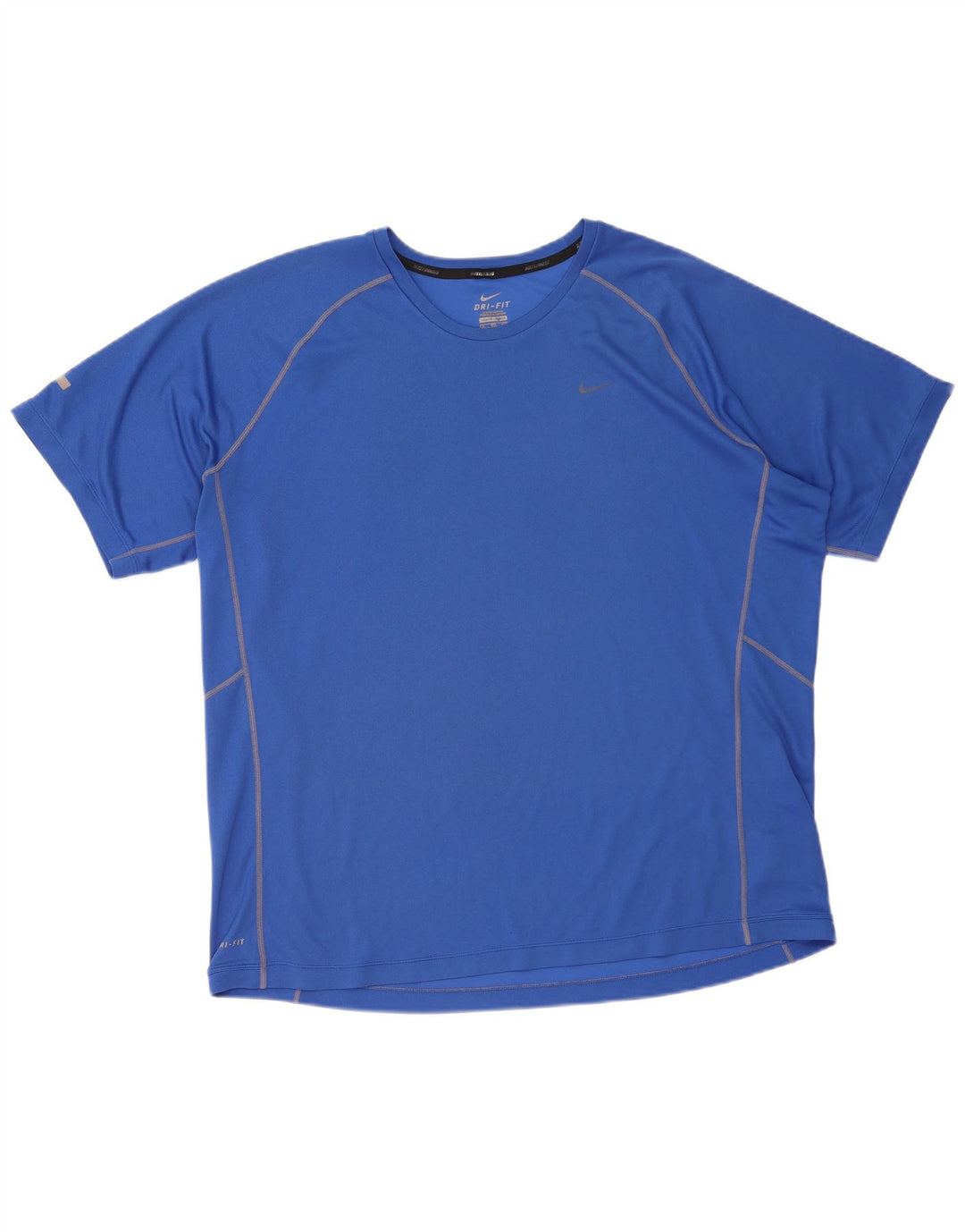 T-shirt Nike Dri Fit da uomo Top 2XL blu poliestere