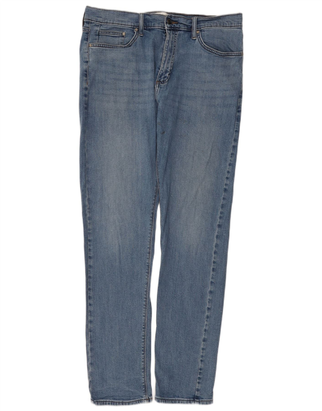 Jeans slim da uomo Marks & Spencer W34 L33 cotone blu