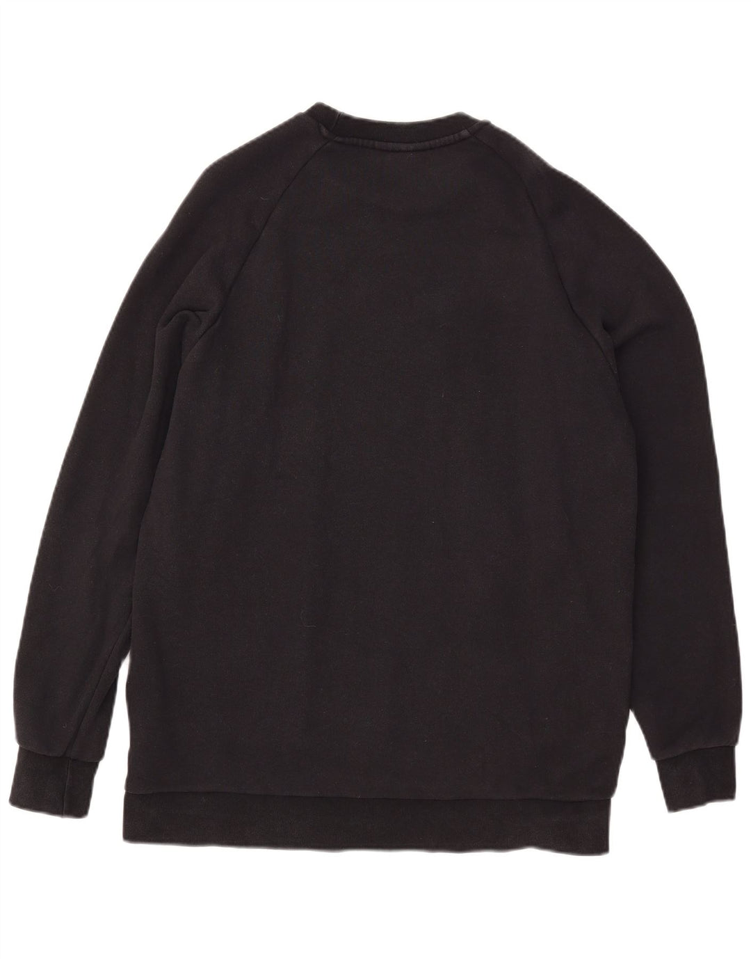 Felpa grafica da uomo Adidas Maglione grande cotone nero