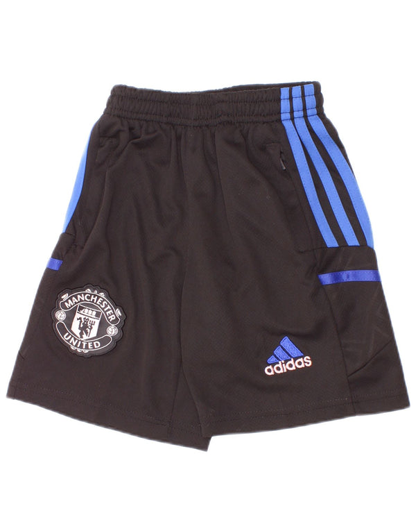 Pantaloncini sportivi Adidas da bambino Manchester United 12-18 mesi neri