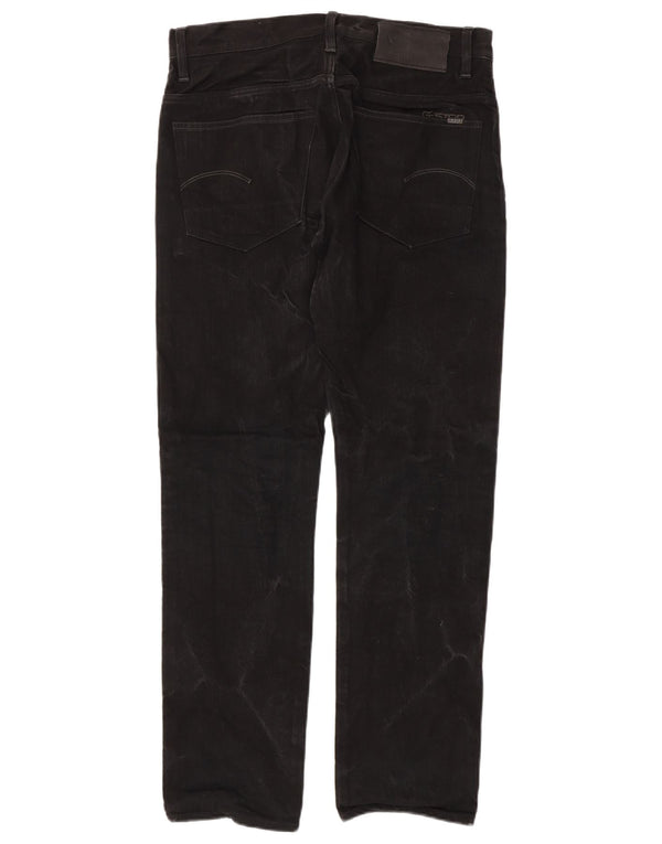 Jeans dritti da uomo G-Star W33 L32 cotone nero