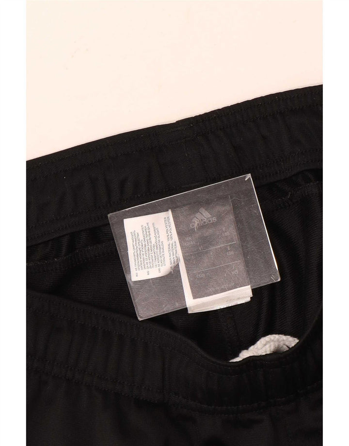 Pantaloni da tuta da uomo Adidas UK 42/44 Large Nero Poliestere