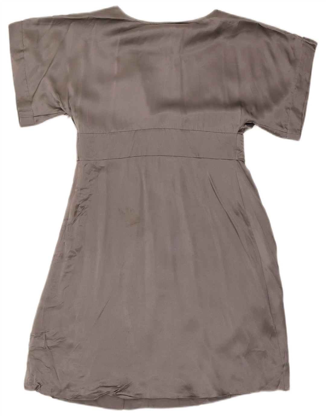 Abito impero da donna Ted Baker taglia 3 in seta grigio medio