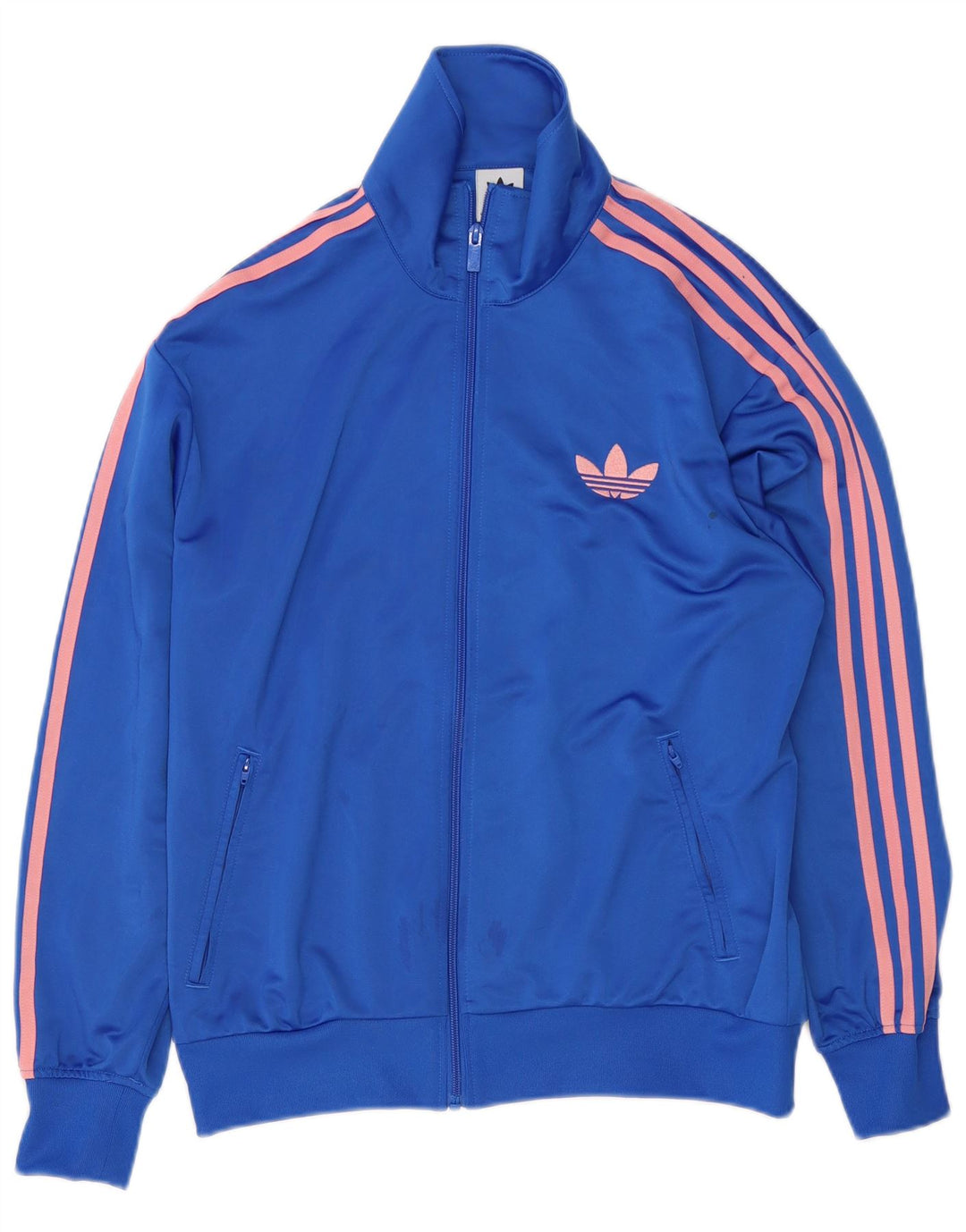 Giacca da tuta da donna Adidas UK 12/14 Poliestere blu medio