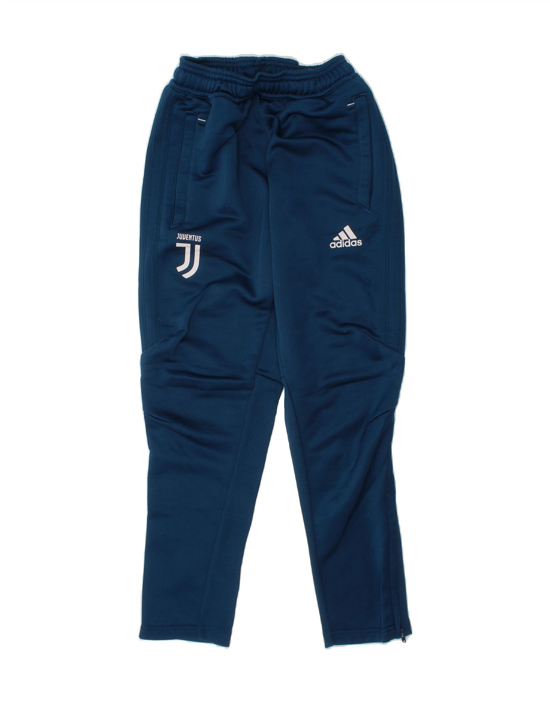 ADIDAS Boys Juventus Tracksuit Trousers 9-10 Years Blue Polyester Vintage Adidas and Second-Hand Adidas from Messina Hembry 