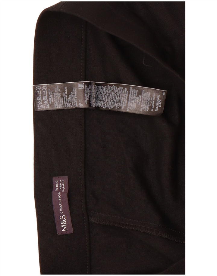 Leggings da donna Marks & Spencer UK 14 Large in viscosa nera