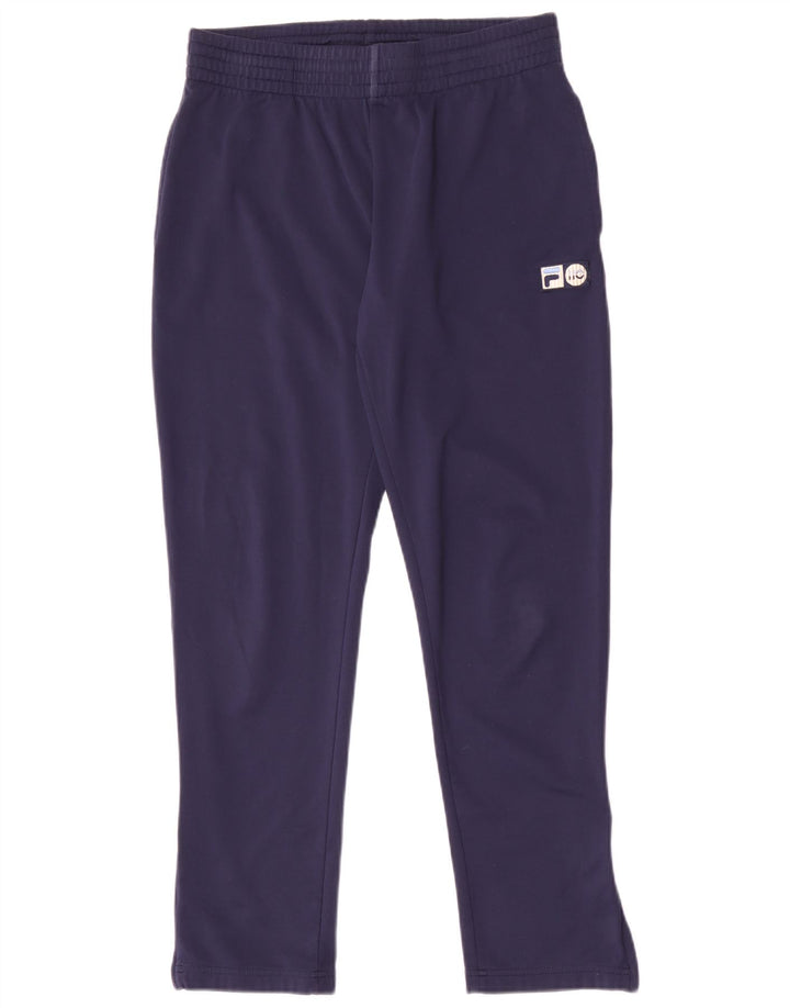 Pantaloni da tuta da uomo Fila in poliestere medio blu navy