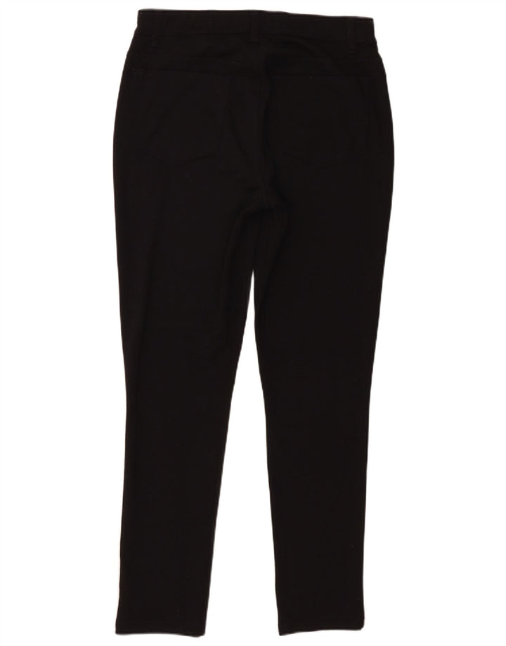 Pantaloni casual skinny da motociclista da donna Lee medi W30 L28 poliestere nero
