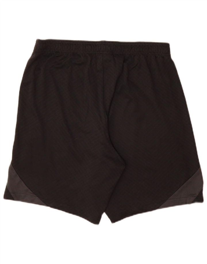 Pantaloncini sportivi Nike Climalite Slim Fit da uomo, grandi, in poliestere color block nero