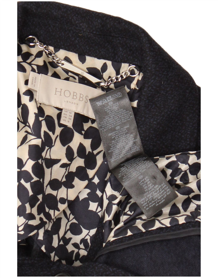 Giacca blazer da donna a 1 bottone Hobbs UK 10 piccola in poliestere blu navy