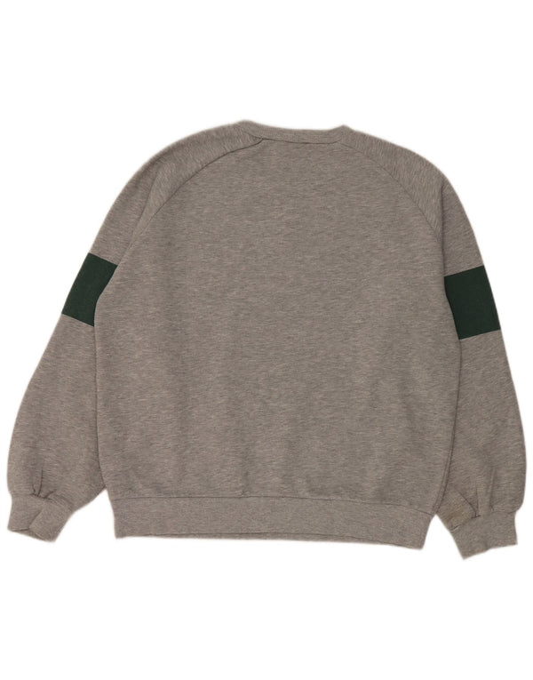 Felpa grafica da donna Zara UK 14 Poliestere grigio medio