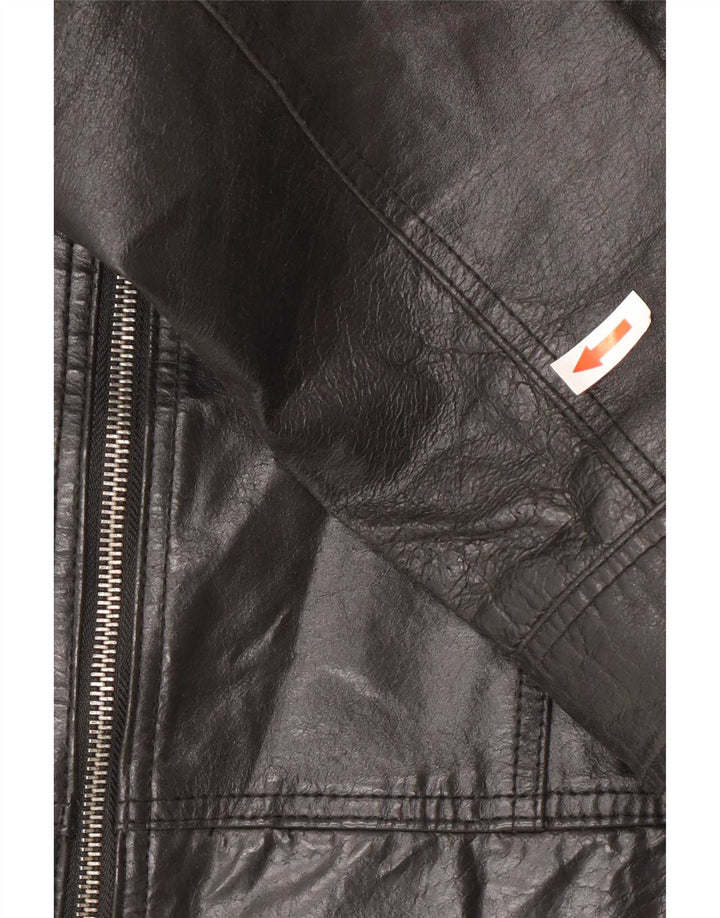 Giacca In Pelle Donna Conbipel IT 44 Media Nera