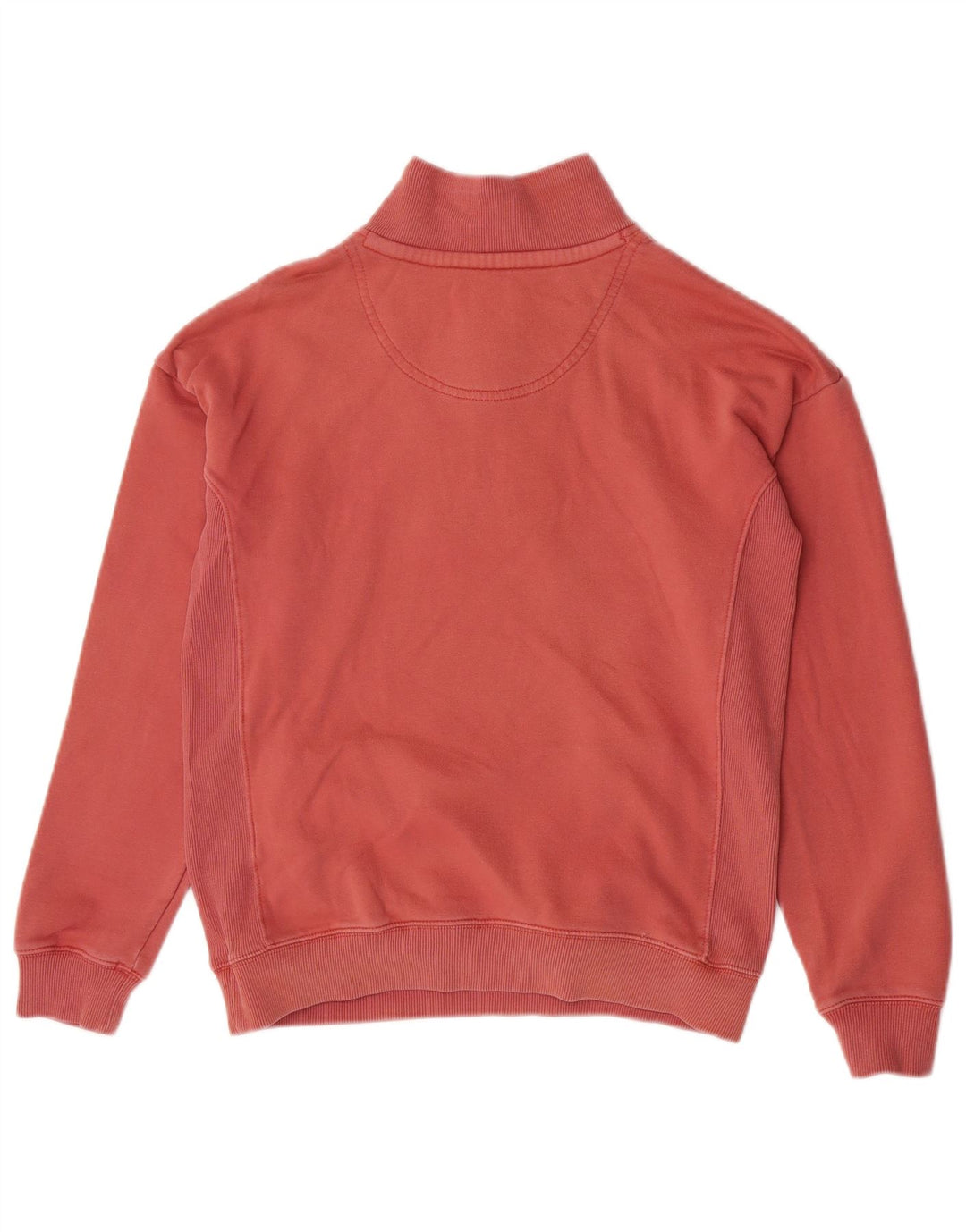 Felpa oversize con collo con zip da donna Fat Face, maglione UK 10 piccolo rosa