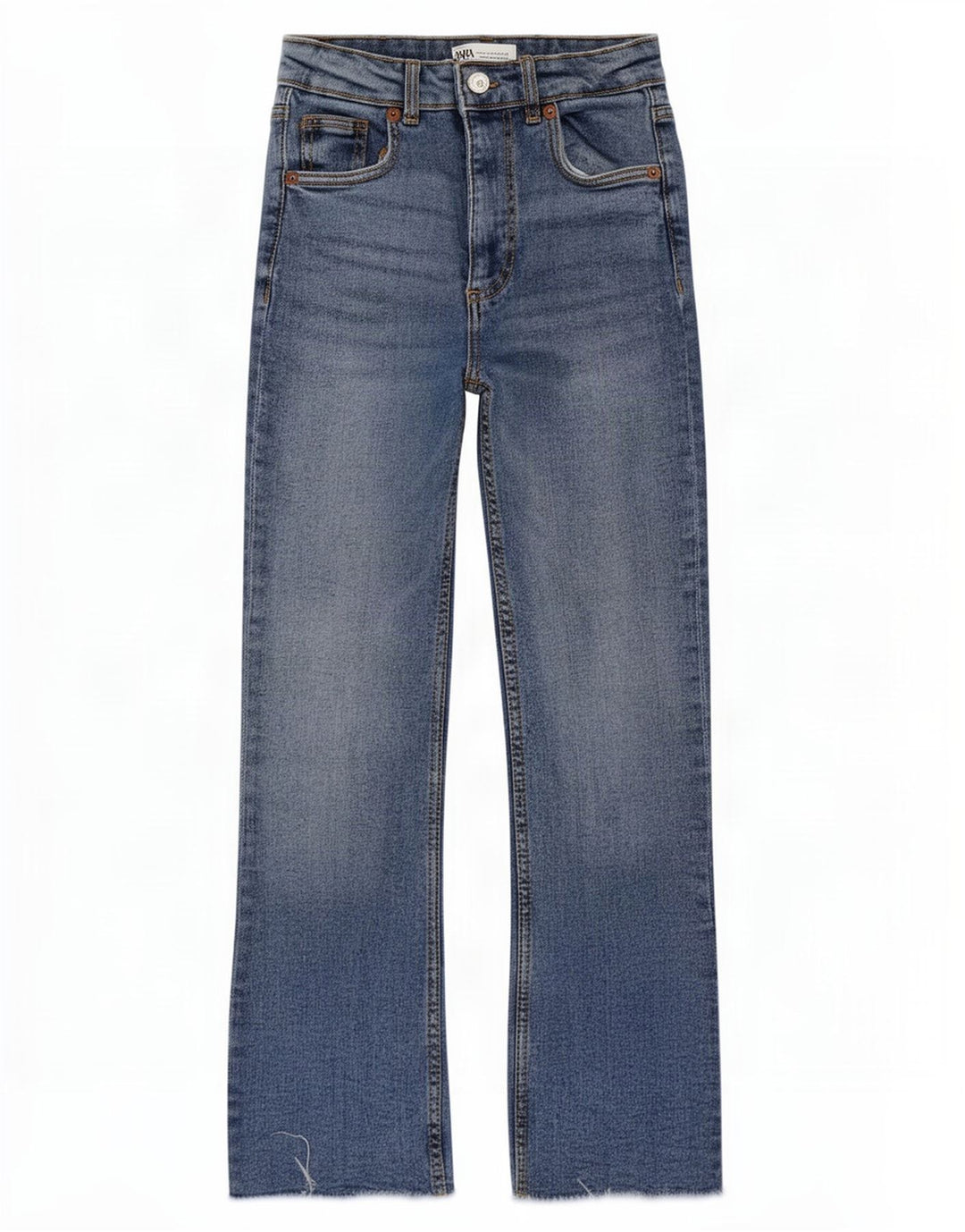 Jeans svasati da donna Zara EU 32 2XS W22 L25 Blu