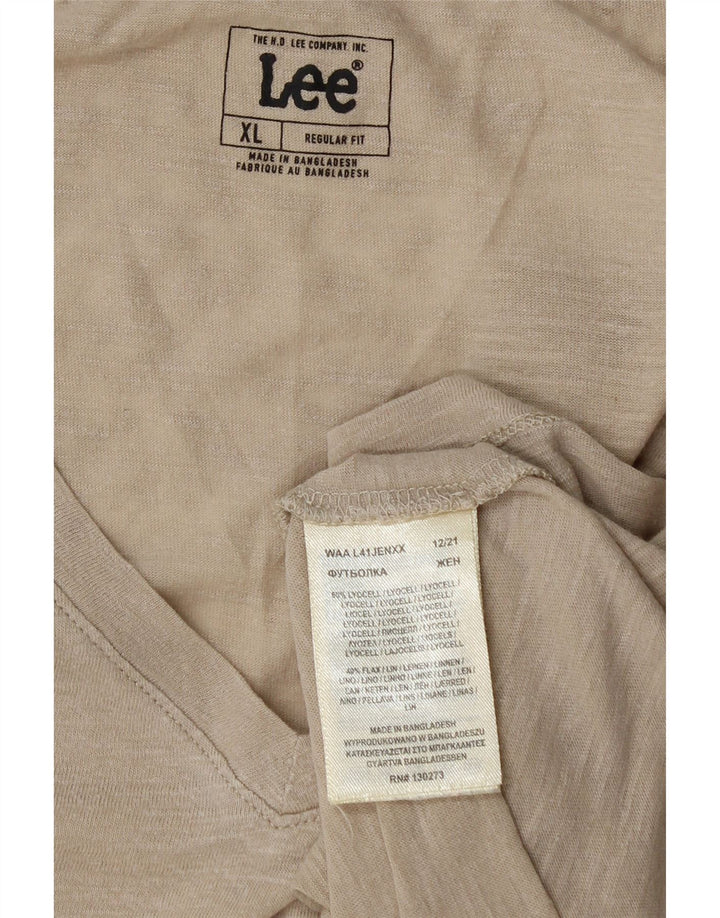 Maglietta Lee da uomo vestibilità regolare, XL, Lyocell beige