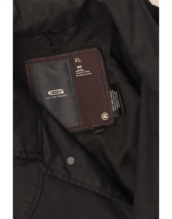 Trench da uomo G-Star UK 42 XL Cotone nero