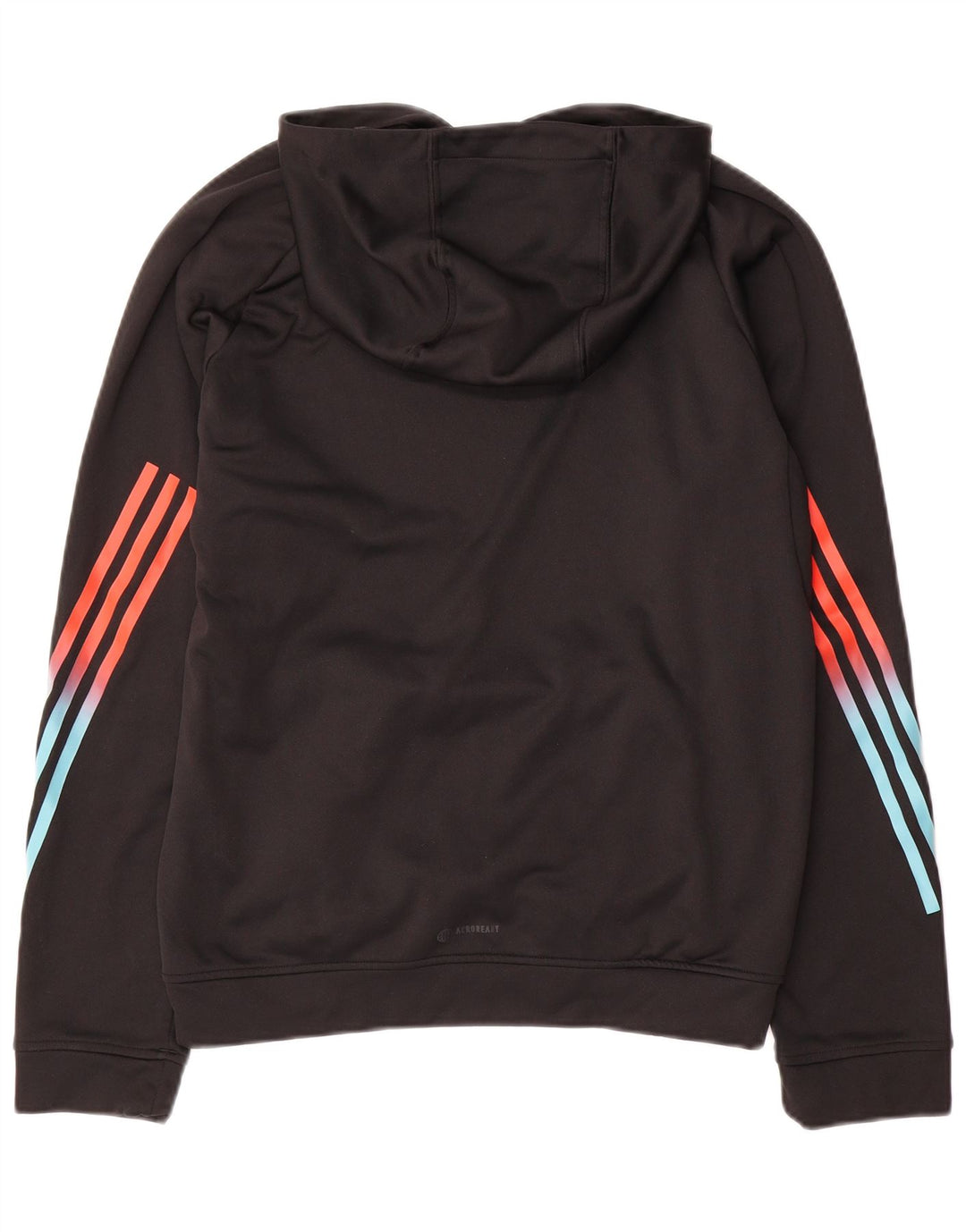 Felpa con cappuccio Adidas Aeroready da uomo piccola in poliestere nero