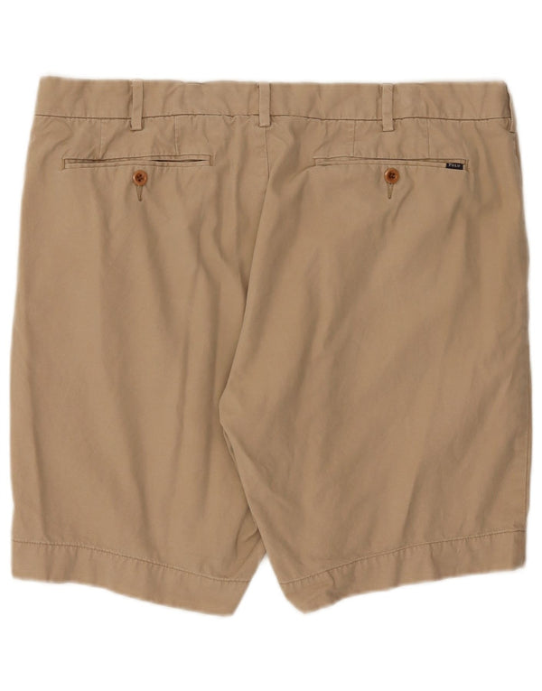 Pantaloncini chino da uomo Polo Ralph Lauren W36 grandi in cotone beige