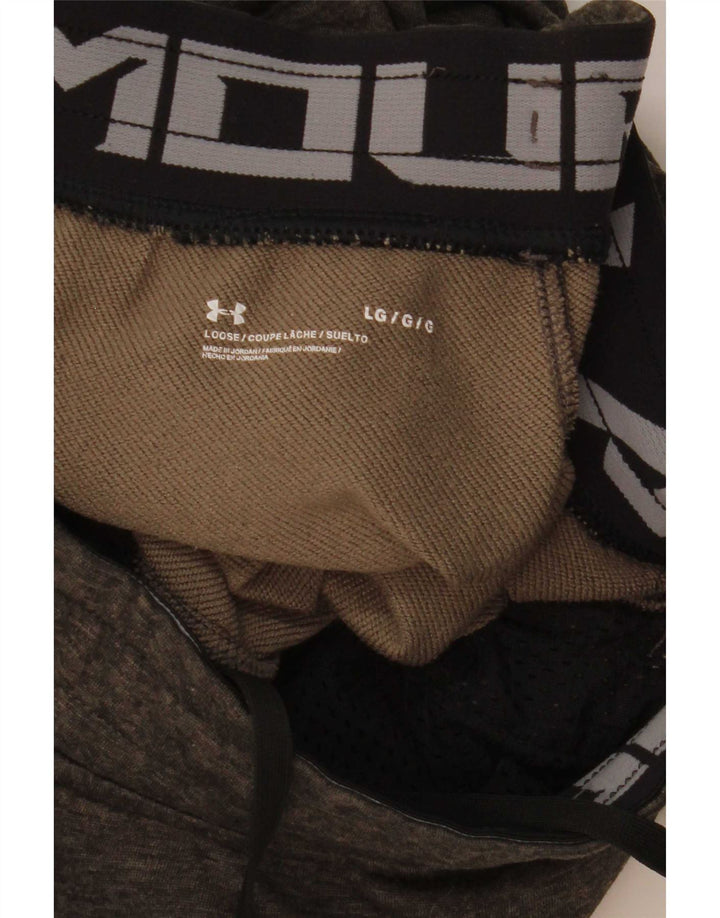 Pantaloncini sportivi da uomo Under Armour Large Grey Colourblock