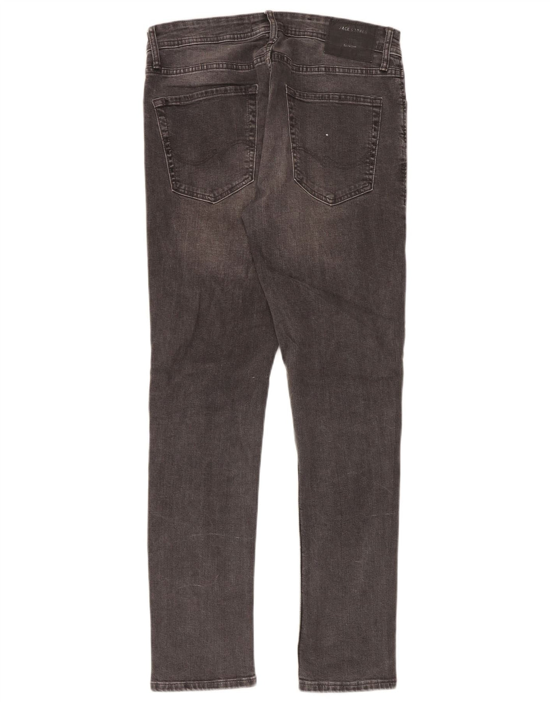 Jack & Jones Uomo GLENN Slim Jeans W32 L32 Cotone Grigio
