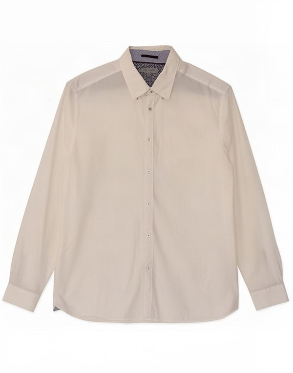 Camicia da uomo Ted Baker taglia 6 2XL cotone bianco