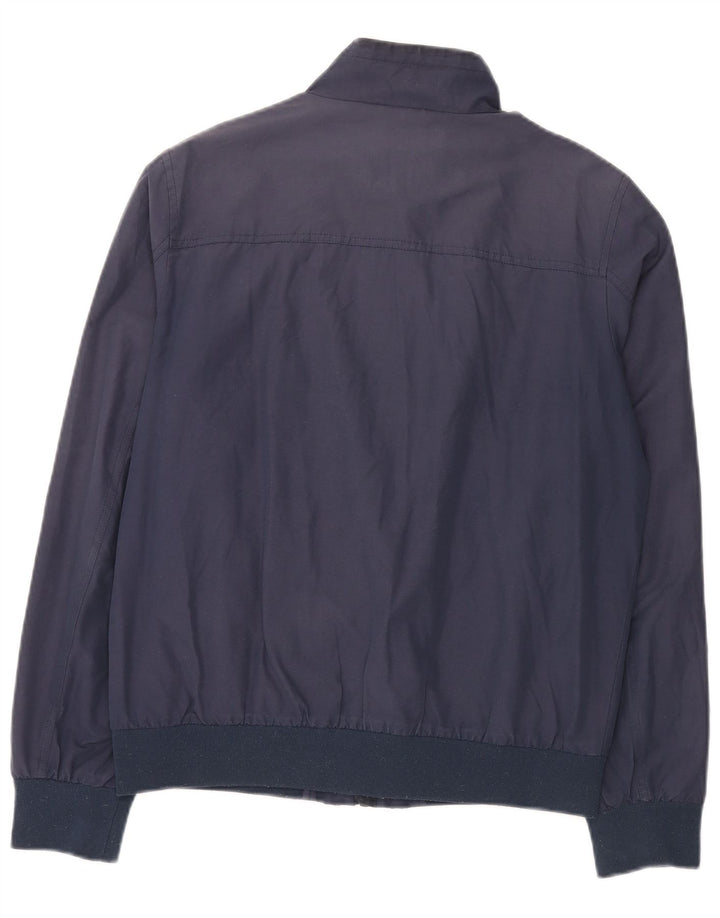 Giubbotto bomber da uomo Wrangler UK 40 grande cotone blu navy