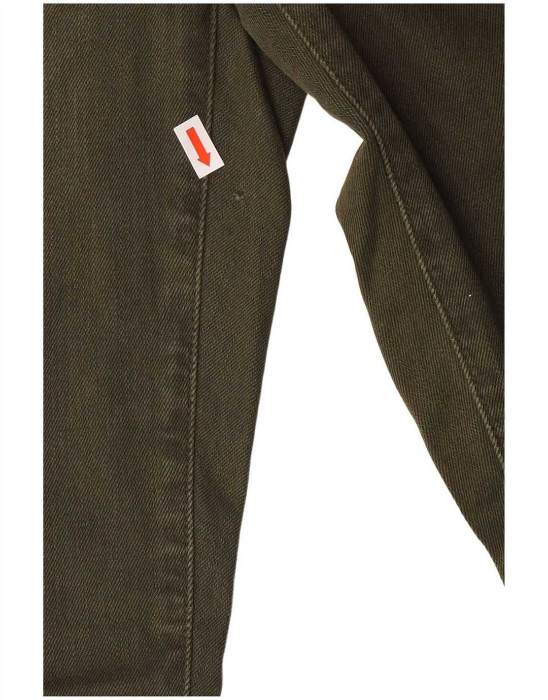 Jeans dritti da donna RALPH LAUREN US 6 medio W28 L26 cotone kaki