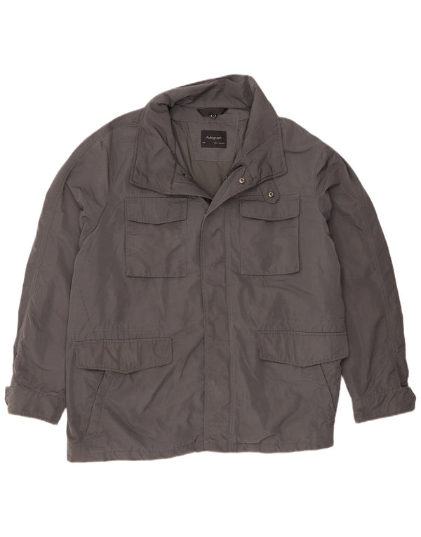 Giacca multiuso da uomo Marks & Spencer UK 46 3XL Poliestere grigio