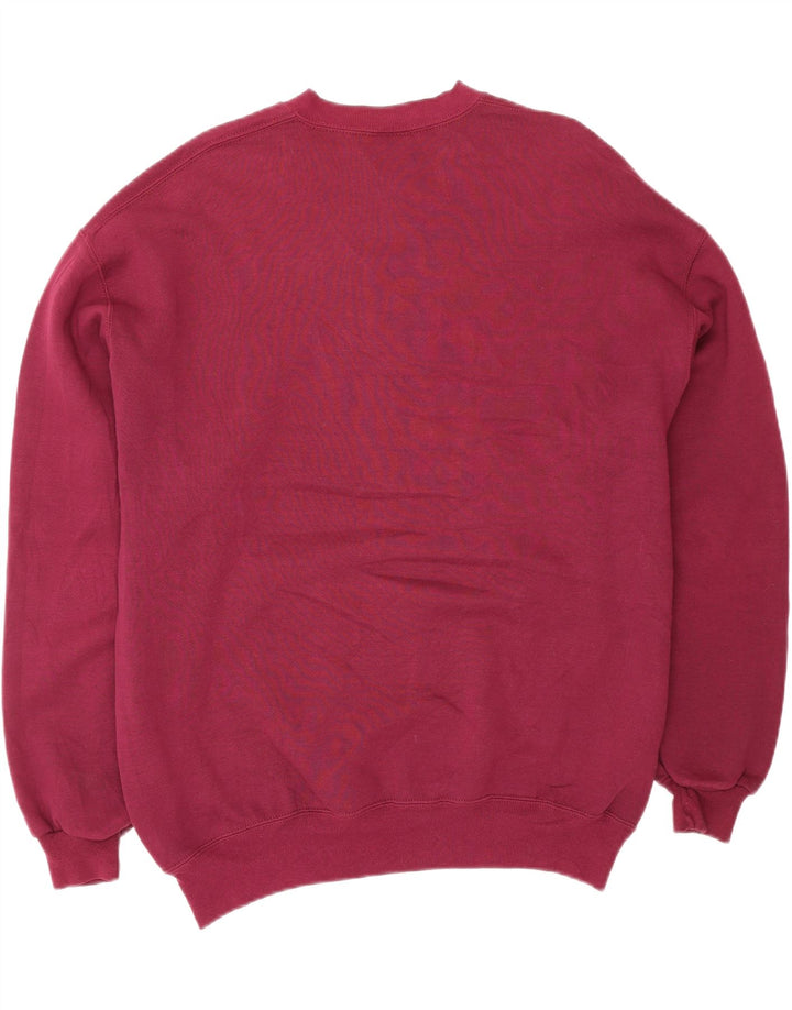 Felpa da uomo Russell Athletic, maglione XL, cotone bordeaux