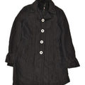 MAX & CO. Womens Windbreaker Coat UK 10 Small Black | Vintage Max & Co. | Thrift | Second-Hand Max & Co. | Used Clothing | Messina Hembry 