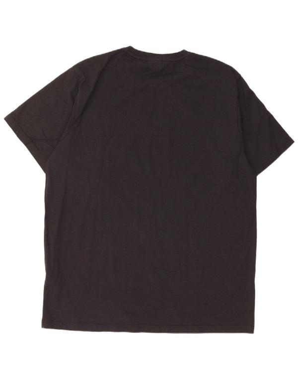 T-shirt grafica da uomo Fila Top 2XL cotone nero