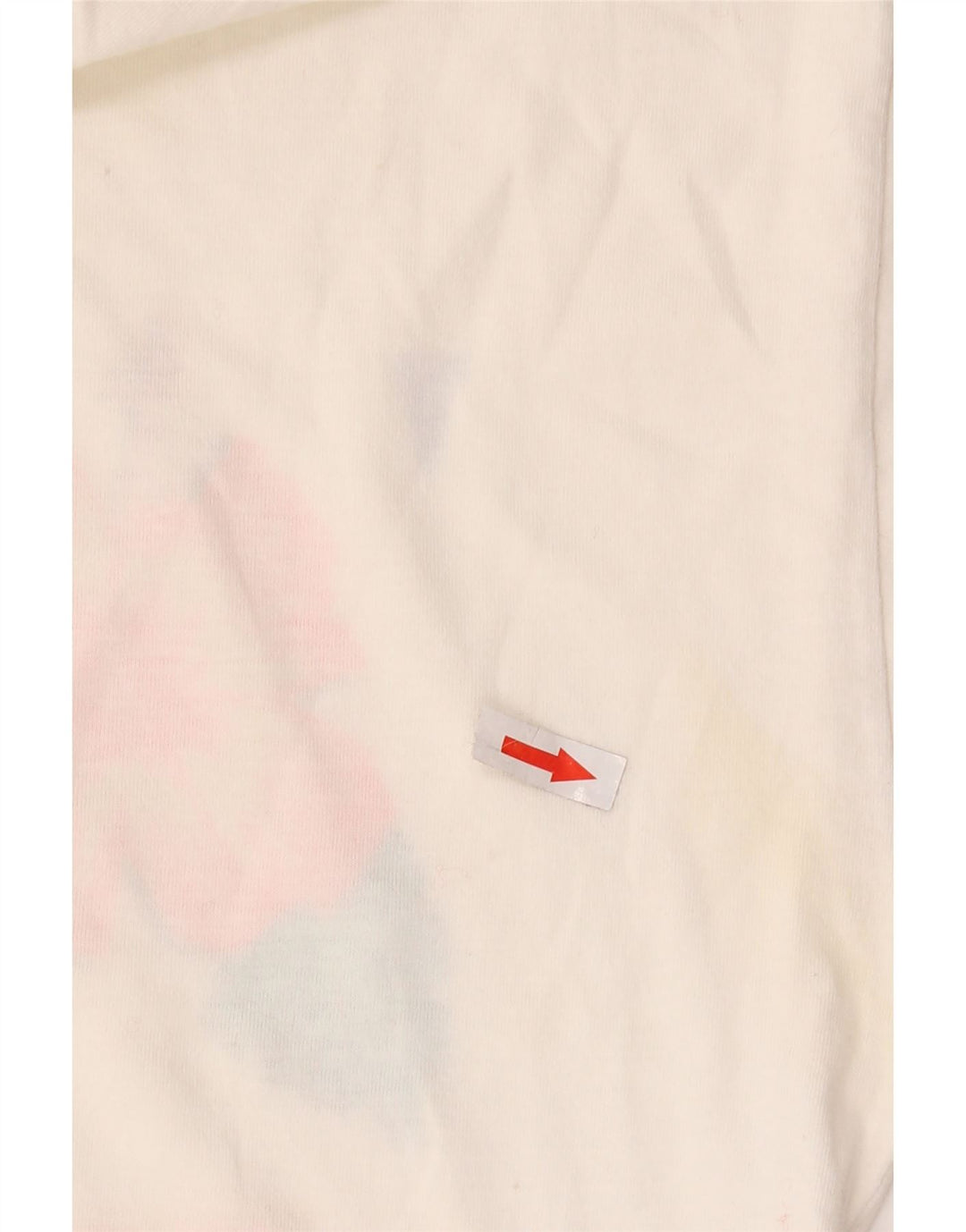 T-shirt grafica da uomo vintage Top floreale bianco medio