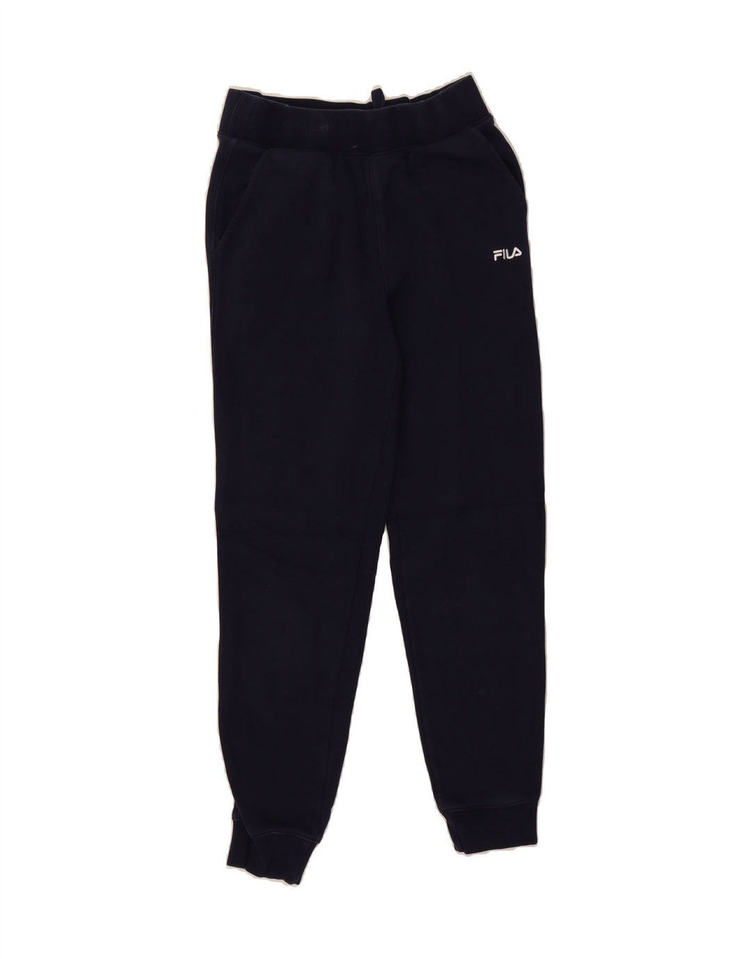 FILA Mens Tracksuit Trousers Joggers Small  Navy Blue Cotton Vintage Fila and Second-Hand Fila from Messina Hembry 