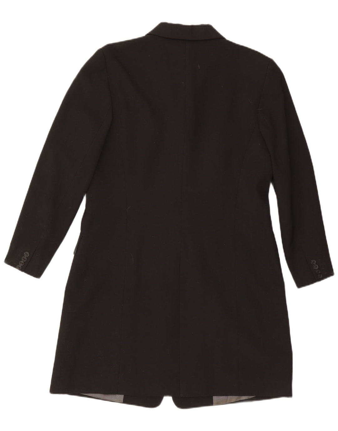 Giacca blazer a 4 bottoni lunga da donna Zara EU 44 XL poliestere nero
