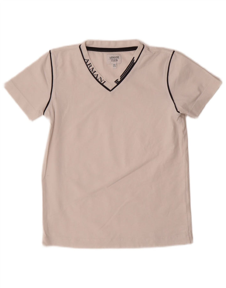 T-shirt grafica per bambino Armani 9-10 anni bianca