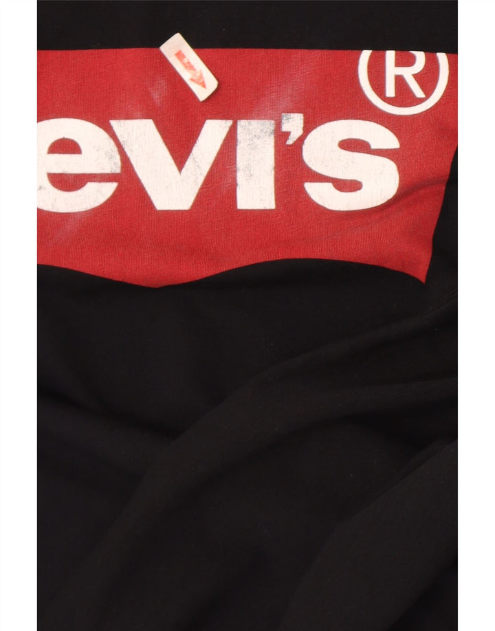 T-shirt grafica da uomo Levi's Top grande nera